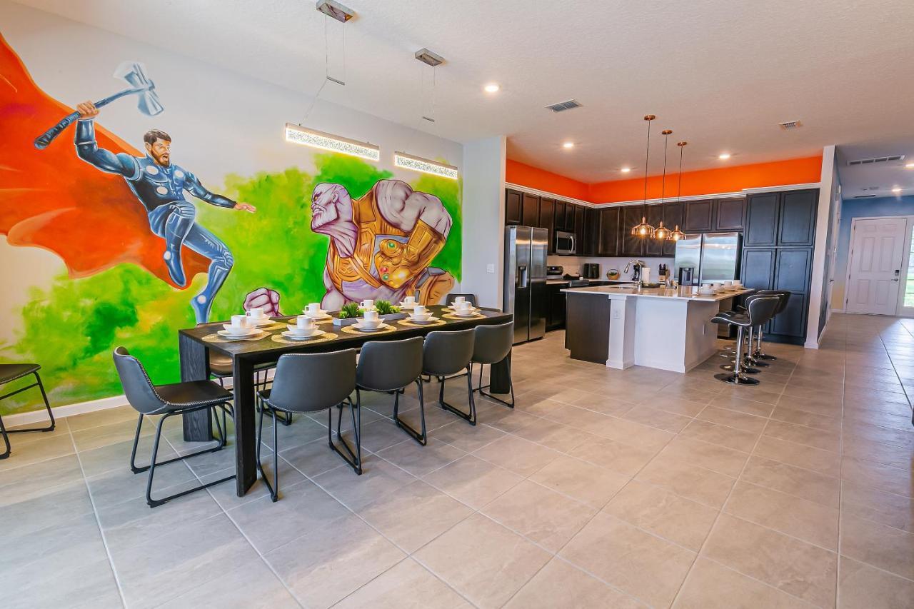 Luxury 12 Bedrooms Pool House 10 Min To Disney4630 키시미 외부 사진